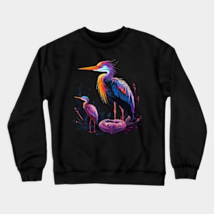 Heron Mothers Day Crewneck Sweatshirt